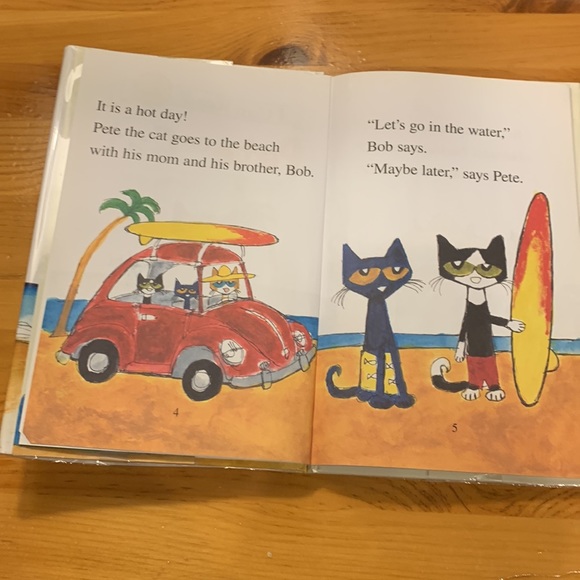 Pete the Cat Pete at the Beach first edition - Picture 3 of 4